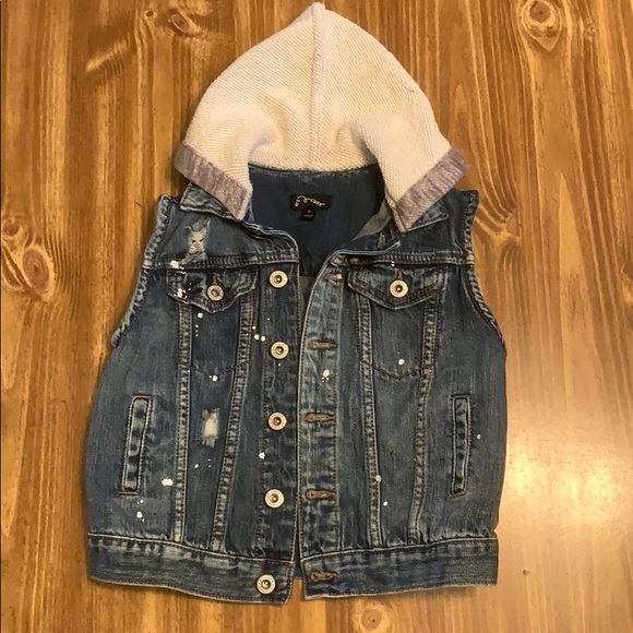 art class Other - Distressed vest with hood size XS